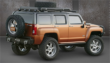 Hummer H3 Alloy Wheels and Tyre Packages.